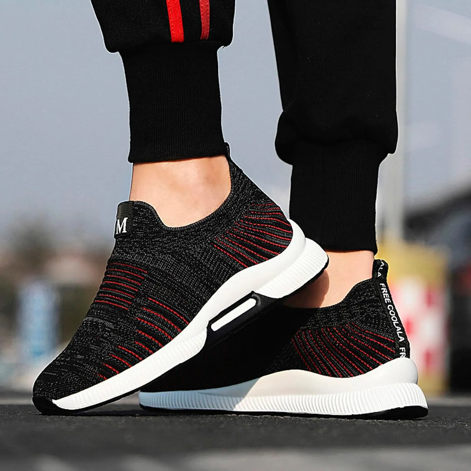 4cm Men's Elevator Shoes Men's Casual Mesh Trainers Lightweight Breathable Lace Up Sports Shoes with Sneaker Men Leather