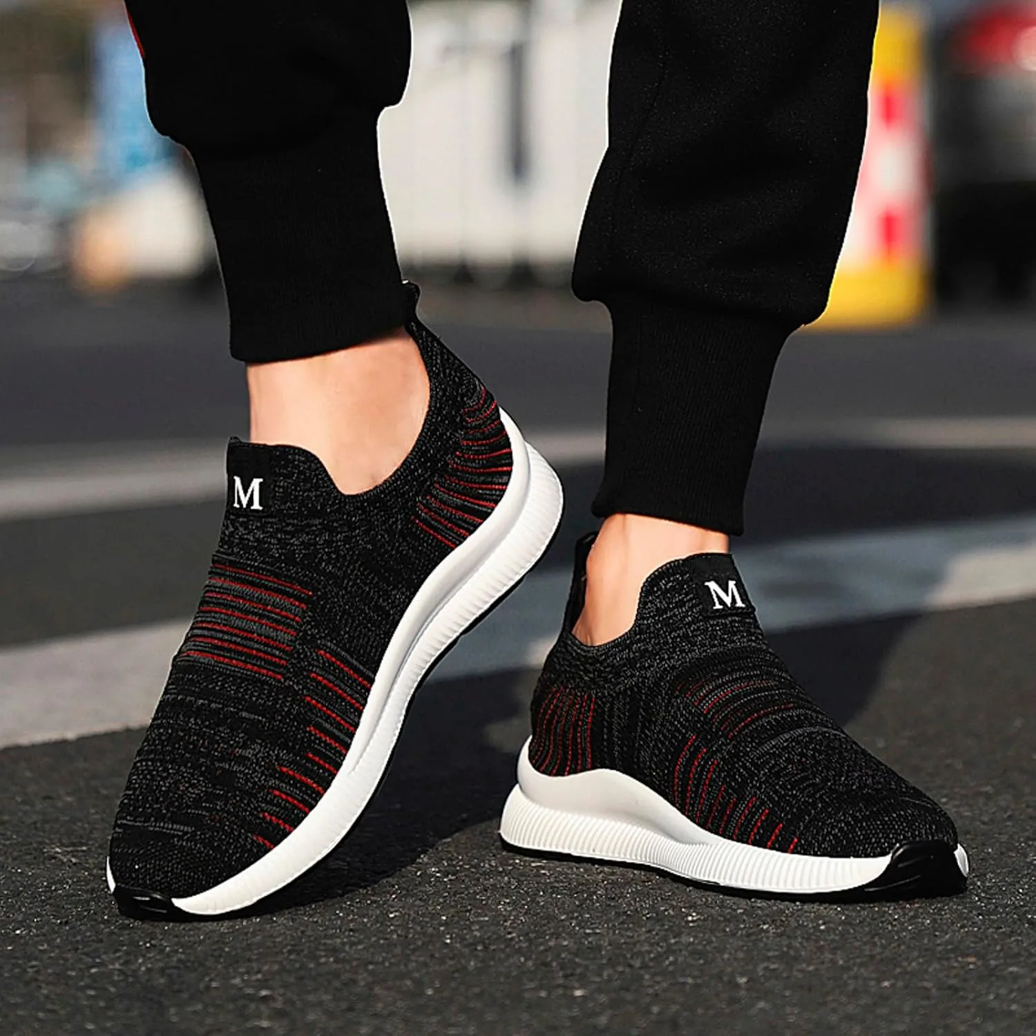 4cm Men's Elevator Shoes Men's Casual Mesh Trainers Lightweight Breathable Lace Up Sports Shoes with Sneaker Men Leather