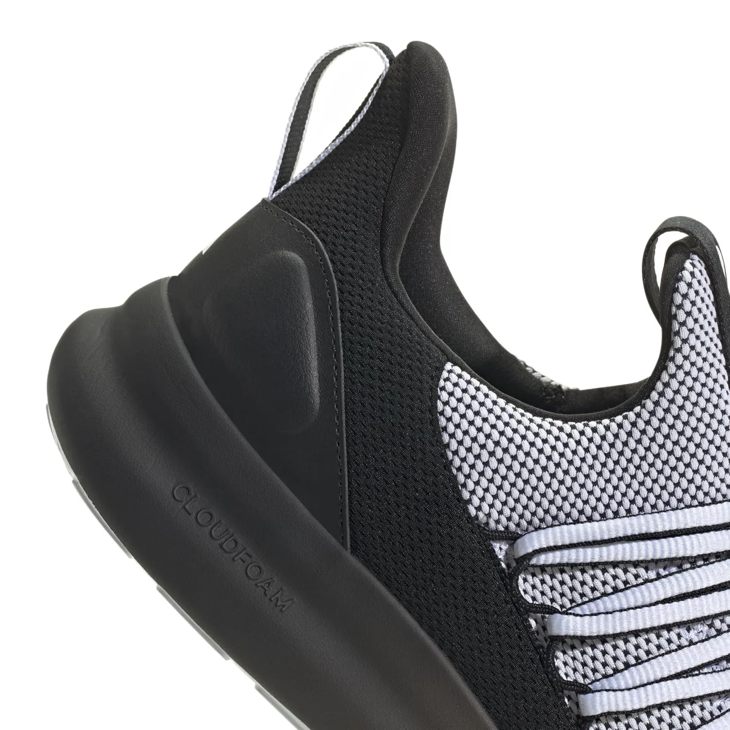 adidas Men's Lite Racer Adapt 7.0 Sneaker, White/Black/White, 12