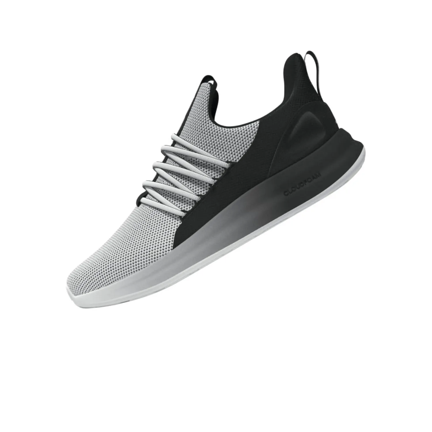 adidas Men's Lite Racer Adapt 7.0 Sneaker, White/Black/White, 12