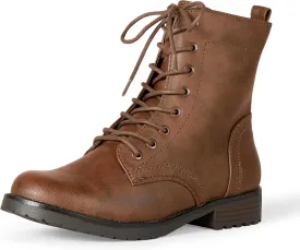 Amazon Essentials Women's Lace-Up Combat Boot