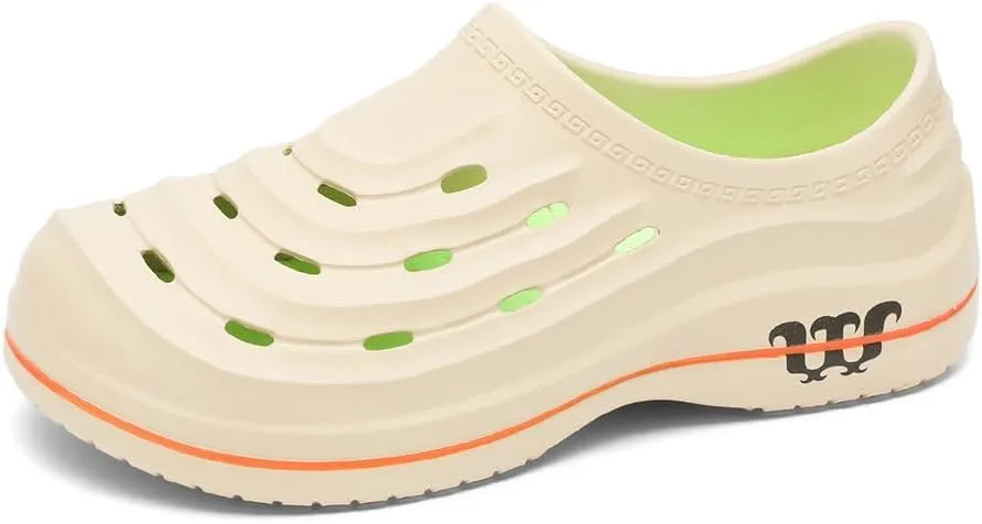 Armadillo Clogs Nurse Shoes for Women Men Comfortable Non Slip Work Shoes, Oil Resistant Chef Shoe Wide Waterproof Nursing Shoe, Ideal for Healthcare Kitchen Food Service Garden Unisex
