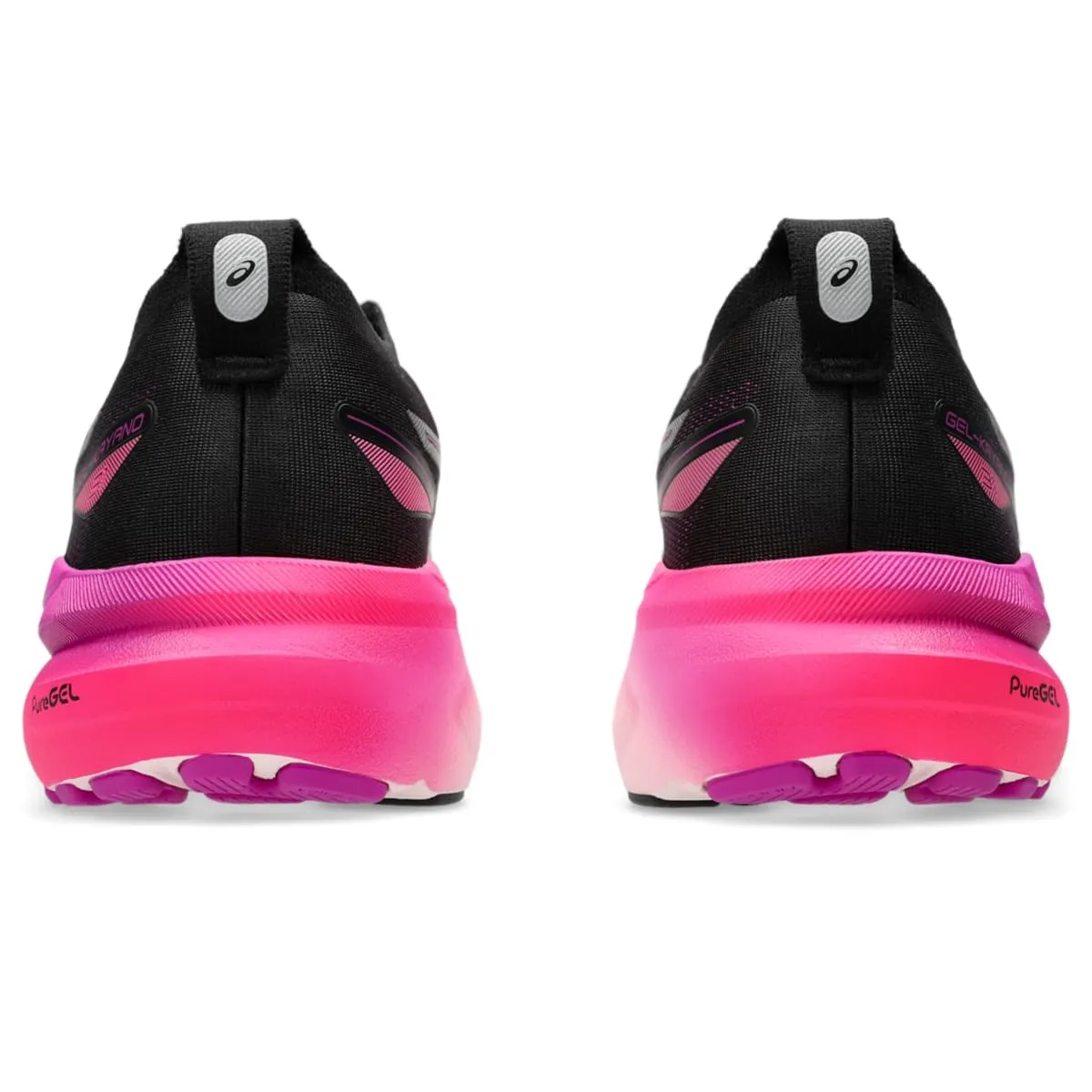 ASICS Women's Gel-Kayano 31 D Running Shoes, 8.5, Black/Bold Magenta