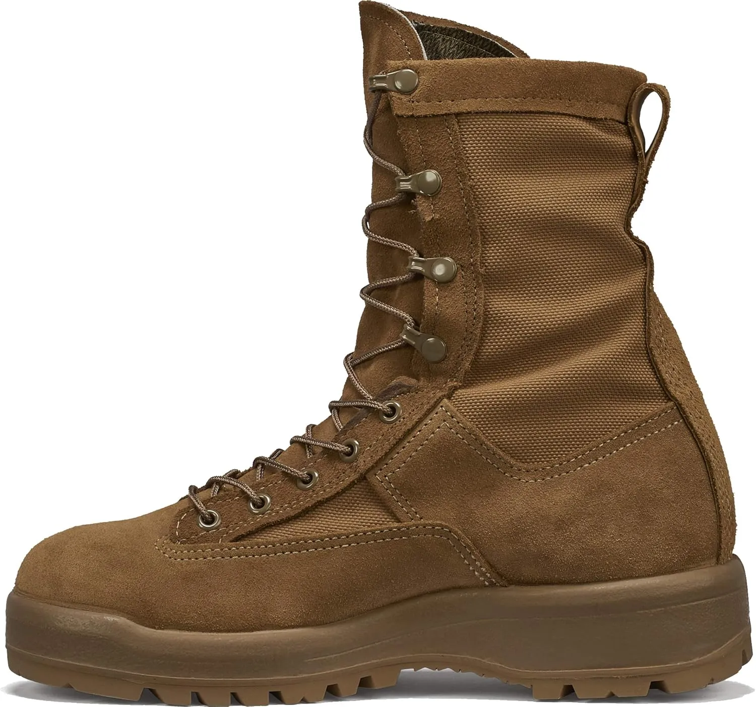 Belleville C790 8 Waterproof Flight and Combat Boots for Men - AR 670-1/AFI 36-2903 Army/Air Force Flight Approved Coyote Brown with Vibram Sierra Outsole; Berry Compliant