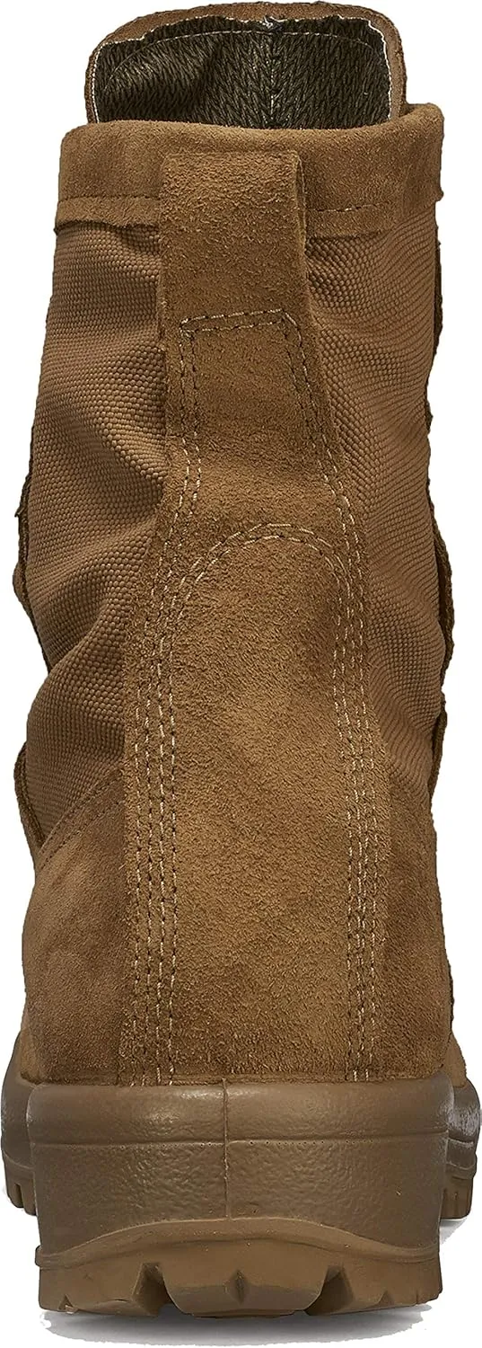 Belleville C790 8 Waterproof Flight and Combat Boots for Men - AR 670-1/AFI 36-2903 Army/Air Force Flight Approved Coyote Brown with Vibram Sierra Outsole; Berry Compliant