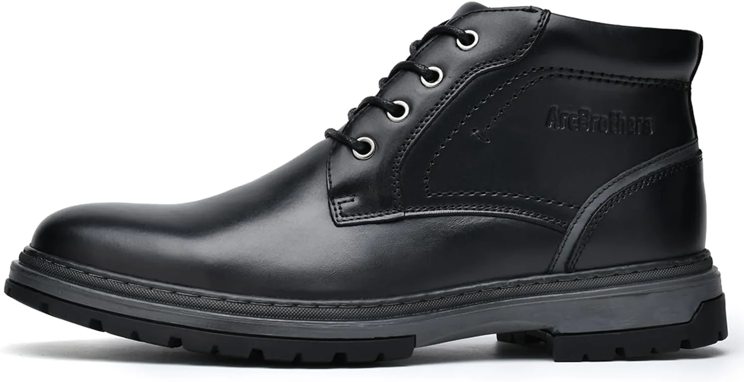 Chukka Boots Boots for Men Casual Boots Motorcycle Combat Ankle Boots Black Boots
