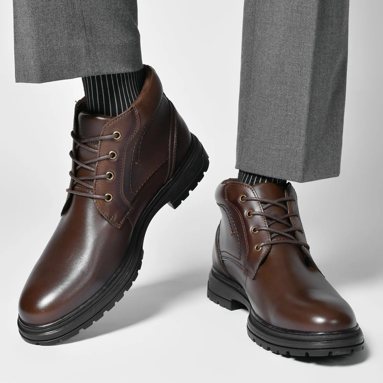 Chukka Boots Boots for Men Casual Boots Motorcycle Combat Ankle Boots Black Boots