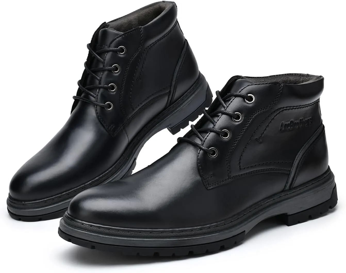 Chukka Boots Boots for Men Casual Boots Motorcycle Combat Ankle Boots Black Boots