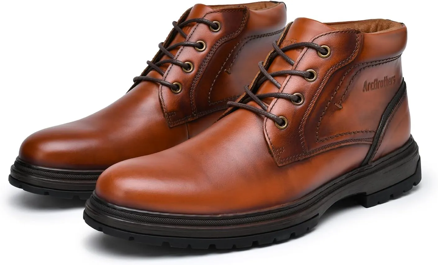 Chukka Boots Boots for Men Casual Boots Motorcycle Combat Ankle Boots Black Boots