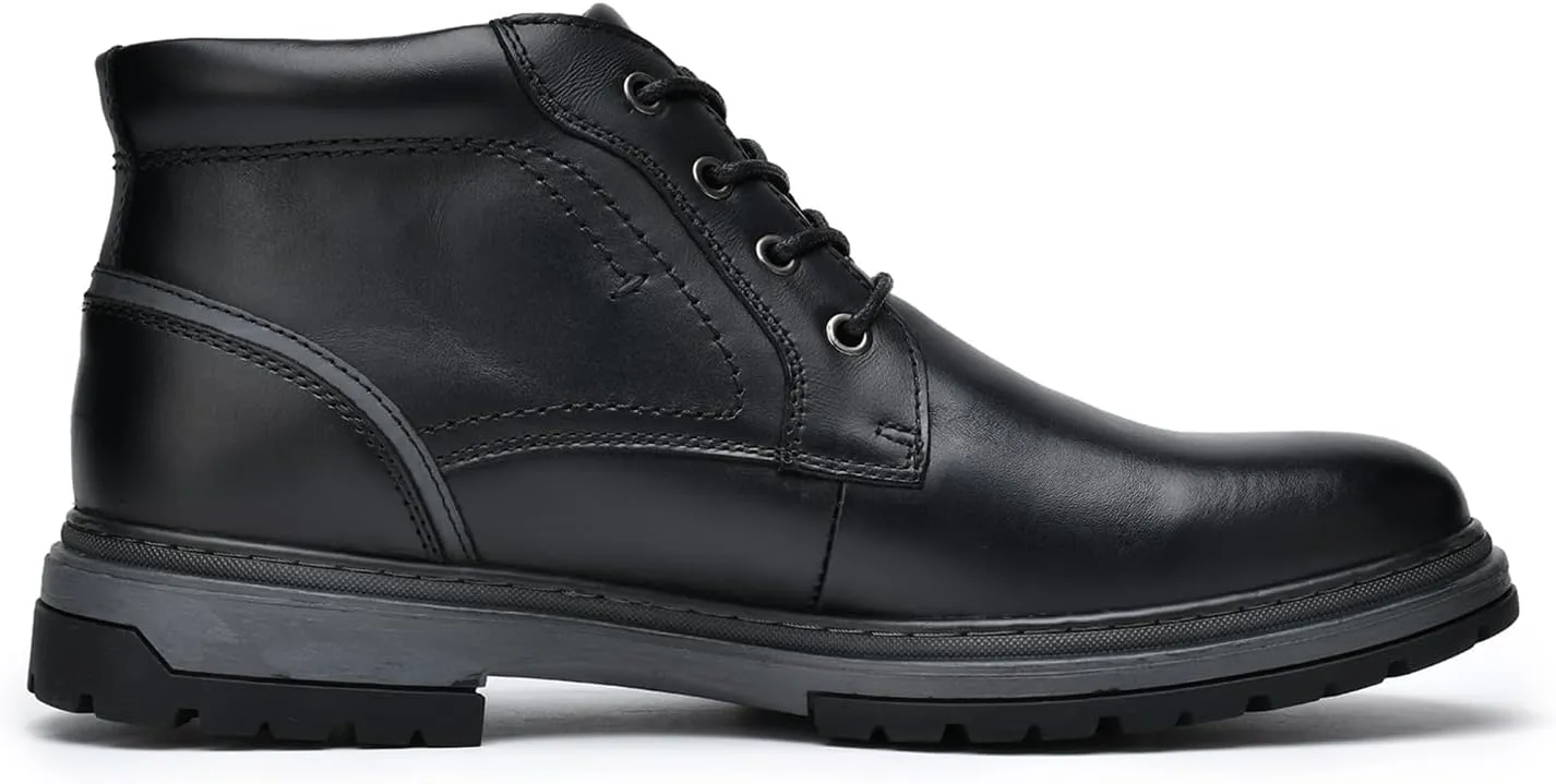 Chukka Boots Boots for Men Casual Boots Motorcycle Combat Ankle Boots Black Boots