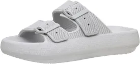 CUSHIONAIRE Women's Fame recovery cloud slide with  Comfort