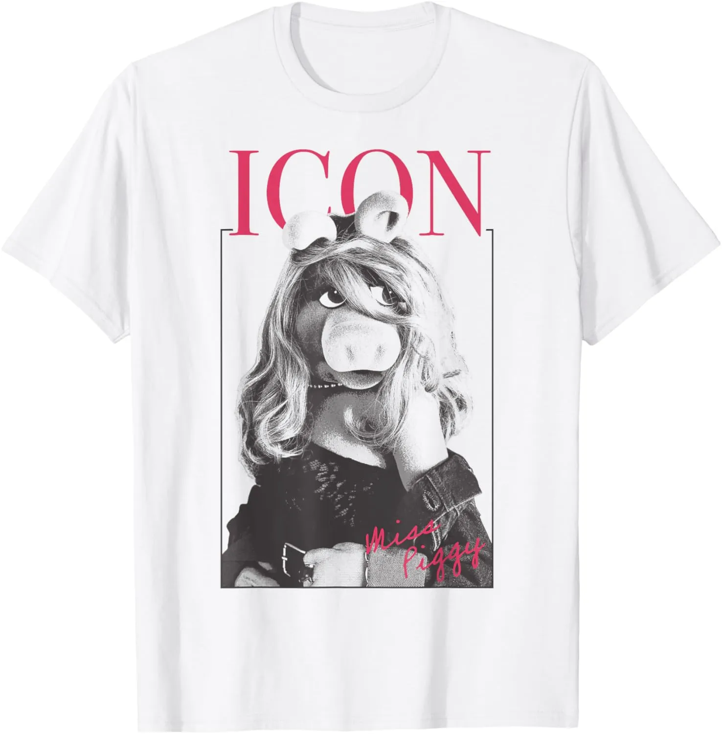 Disney The Muppets Miss Piggy Icon Magazine Poster T-Shirt