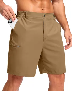 G Gradual Men's Casual Shorts 7"/ 9" Lightweight 4 Pockets Stretch Quick-Dry Summer Shorts for Golf Work Hiking Trips