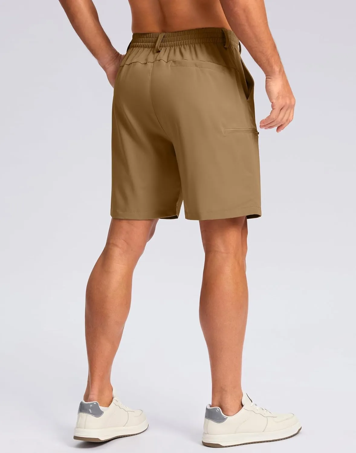G Gradual Men's Casual Shorts 7"/ 9" Lightweight 4 Pockets Stretch Quick-Dry Summer Shorts for Golf Work Hiking Trips