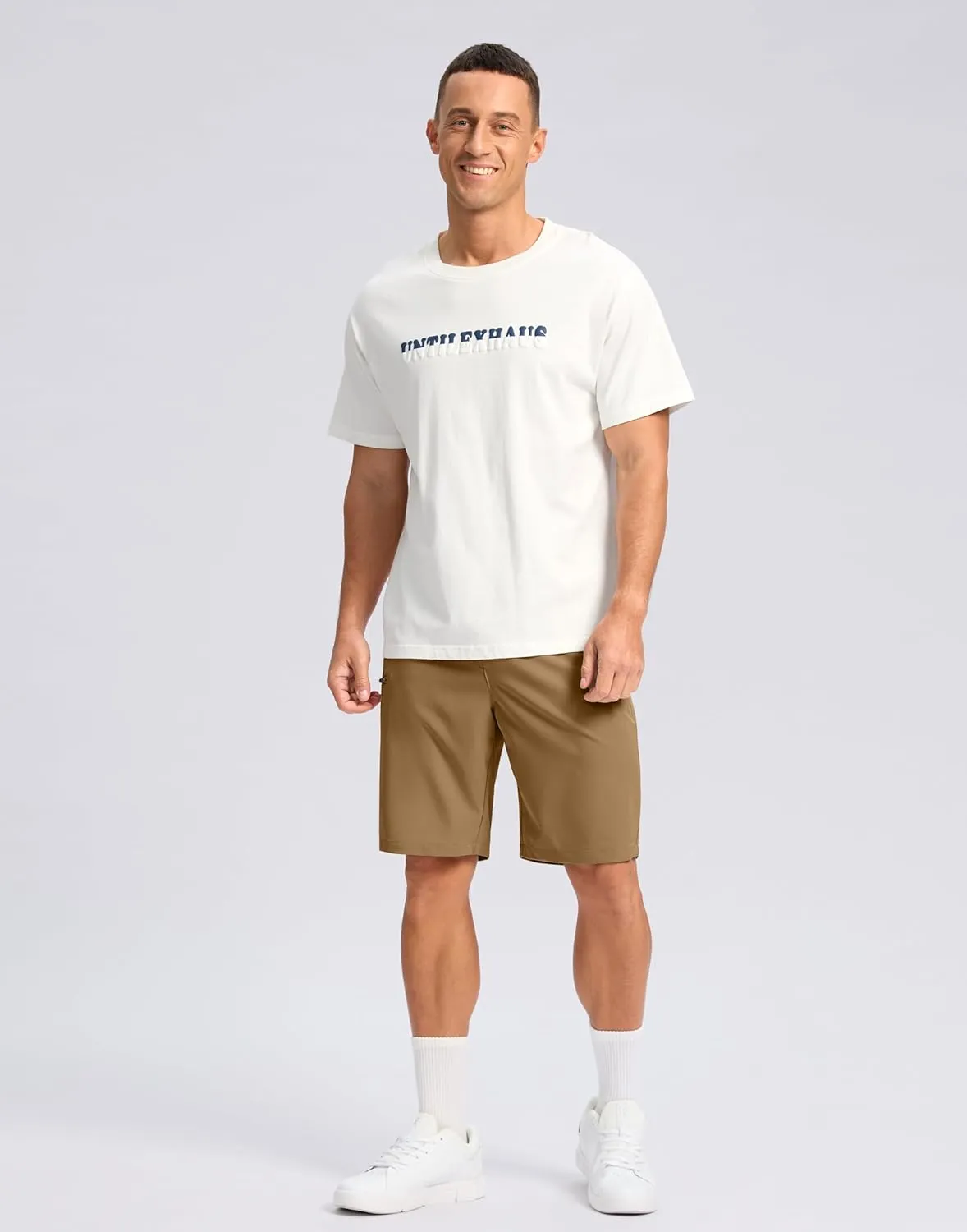 G Gradual Men's Casual Shorts 7"/ 9" Lightweight 4 Pockets Stretch Quick-Dry Summer Shorts for Golf Work Hiking Trips