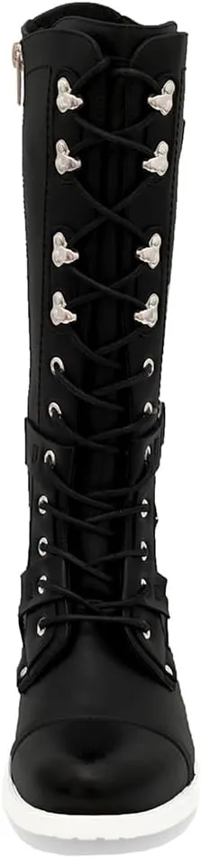J75 Men's Decoy Light Weight | Knee Height | Lace-up & Inside Zipper | Combat | Tactical | Army | Cap-toe Military Boots
