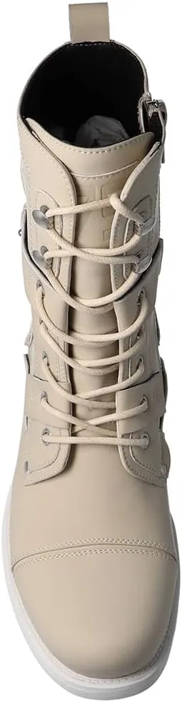 J75 Men's Deploy Light Weight | Mid-calf | Lace-up & Inside Zipper | Combat | Tactical | Army | Cap-toe Military Boots