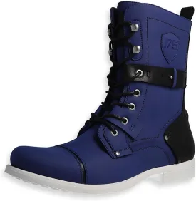 J75 Men's Deploy Light Weight | Mid-calf | Lace-up & Inside Zipper | Combat | Tactical | Army | Cap-toe Military Boots