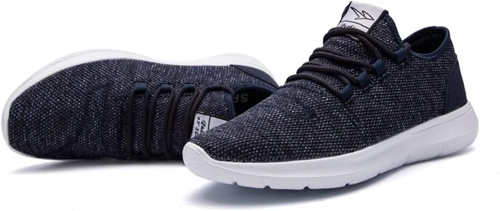 KEEZMZ Men's Running Shoes Fashion Breathable Sneakers Mesh Soft Sole Casual Athletic Lightweight
