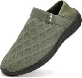 KUBUA Mens Womens Slippers Indoor Lightweight House Shoes Outdoor Breathable Slip on Loafers