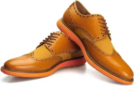 Meijiana Men's Oxford Shoes Dress Shoes Men's Lightweight lace-up Fashion Shoes
