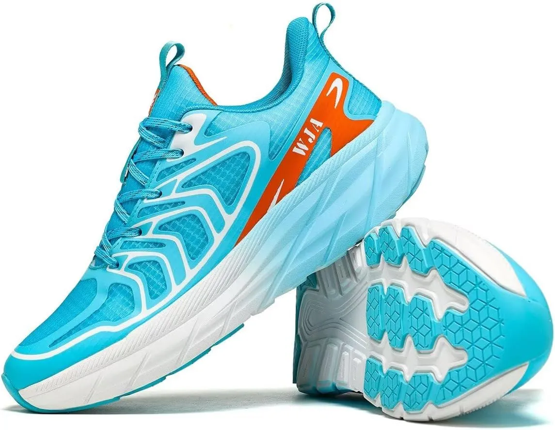 Men's Road-Running-Shoes Walking Fashion Athletic Sneakers Comfort Lightweight Working Gym Mesh Shoes.