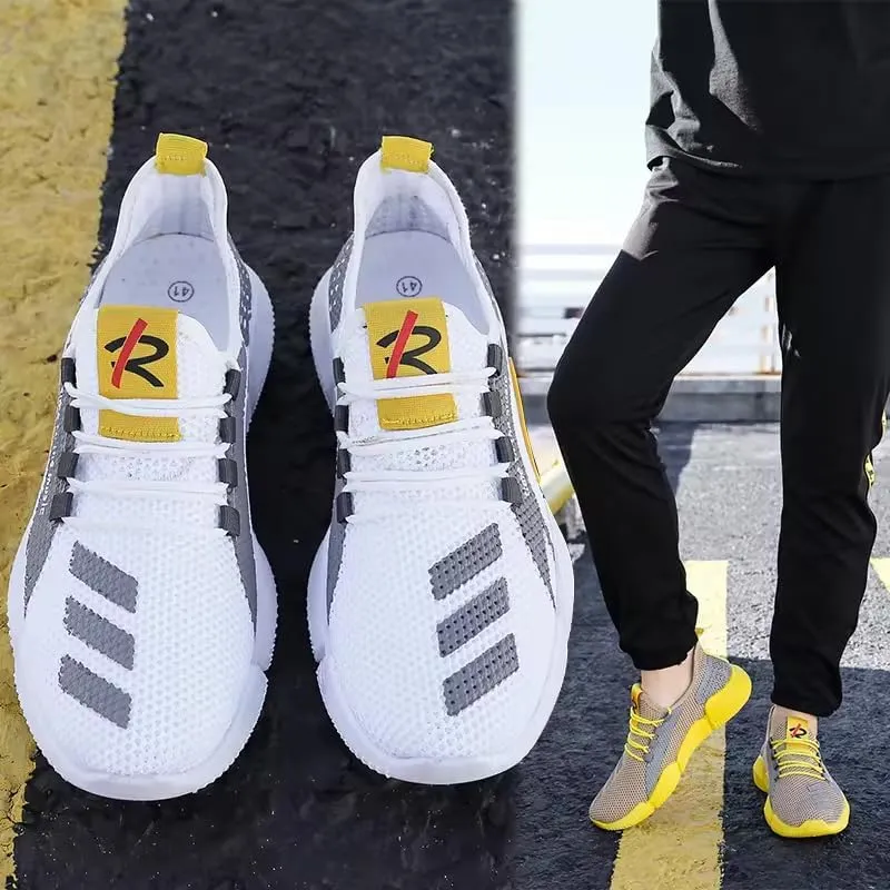 Men's Running Shoes Ultra Lightweight Breathable Walking Shoes Non Slip Athletic Fashion Sneakers Mesh Workout Casual Sports Shoes
