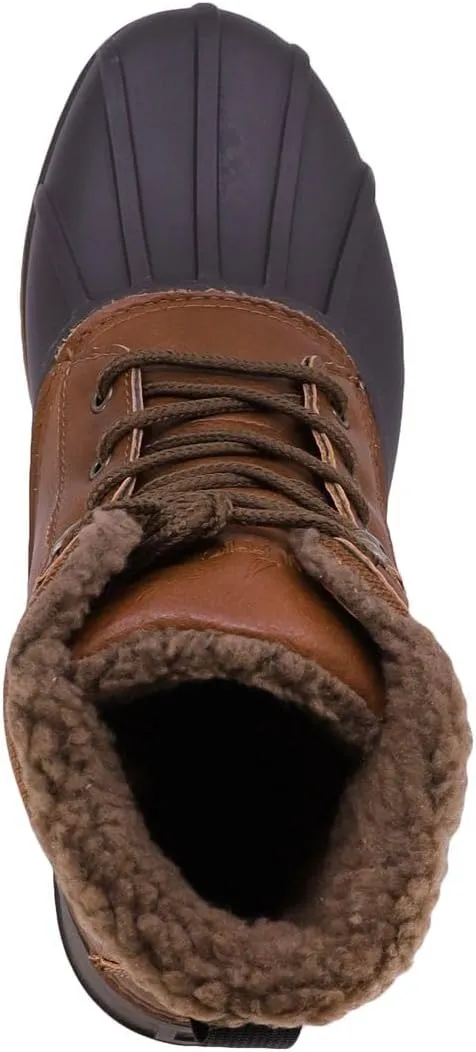Nautica Mens Duck Boots Waterproof Shell Insulated Snow & Rain Boot -Lace-Up Winter Shoe- Channing (Wide/Medium Width)