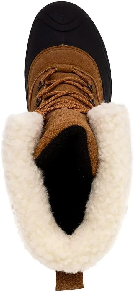 Nautica Mens Duck Boots Waterproof Shell Insulated Snow & Rain Boot -Lace-Up Winter Shoe- Channing (Wide/Medium Width)