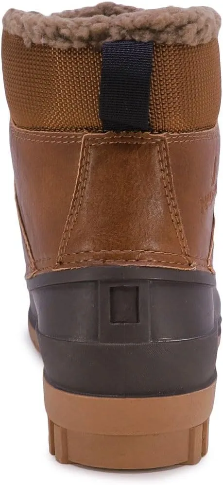 Nautica Mens Duck Boots Waterproof Shell Insulated Snow & Rain Boot -Lace-Up Winter Shoe- Channing (Wide/Medium Width)