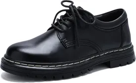 Oxford Shoes for Women Lace Up Slip Resistant Leather Casual Comfort Business Work Office Dress Shoes