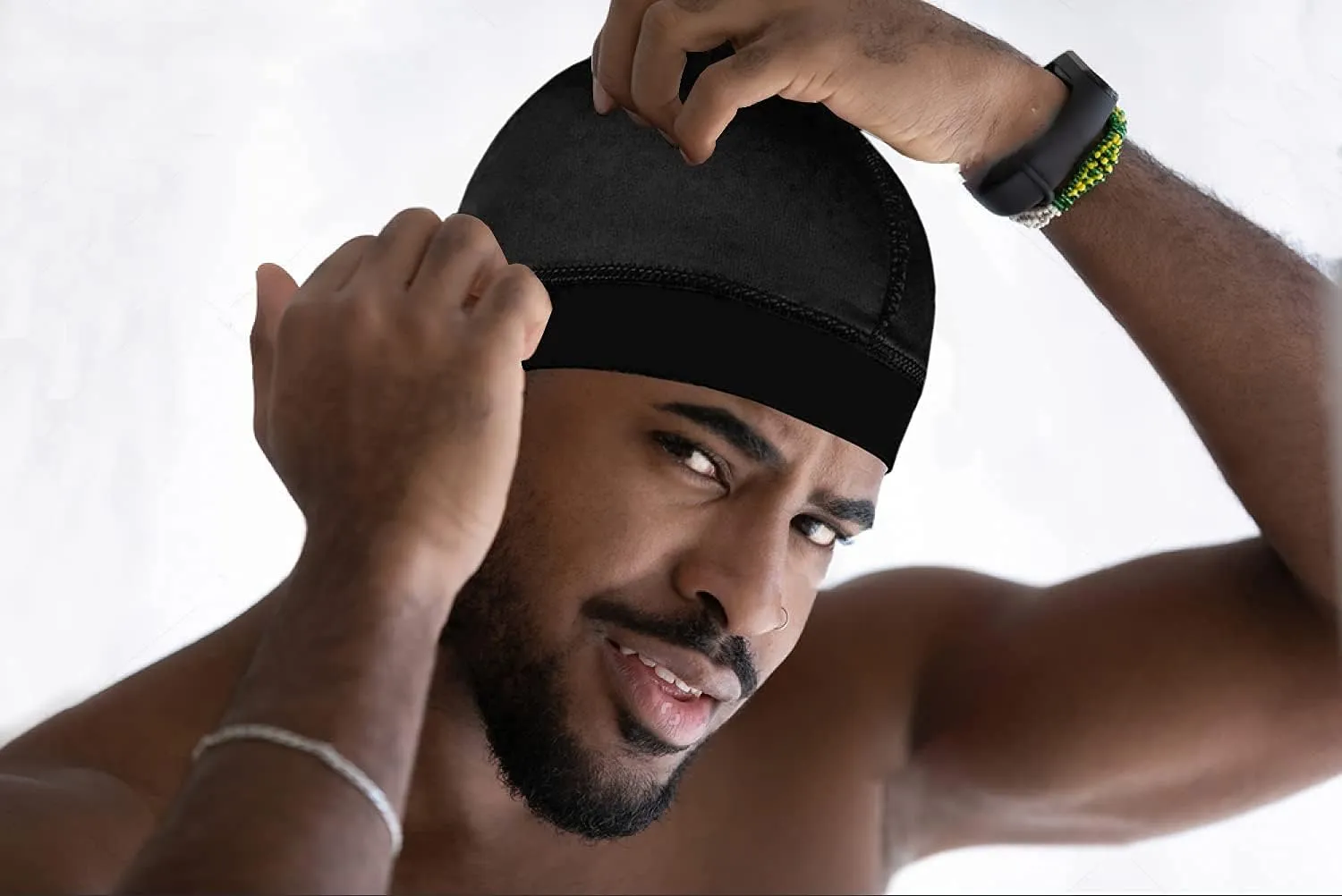 Premium Wave Caps for Men, Good Compression Cap Over Durag for 360, 540, 720 Waves