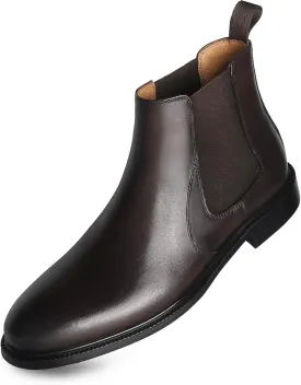 RITIZEN Men's Chelsea Boots Genuine Leather Dress Boots Slip on for Men