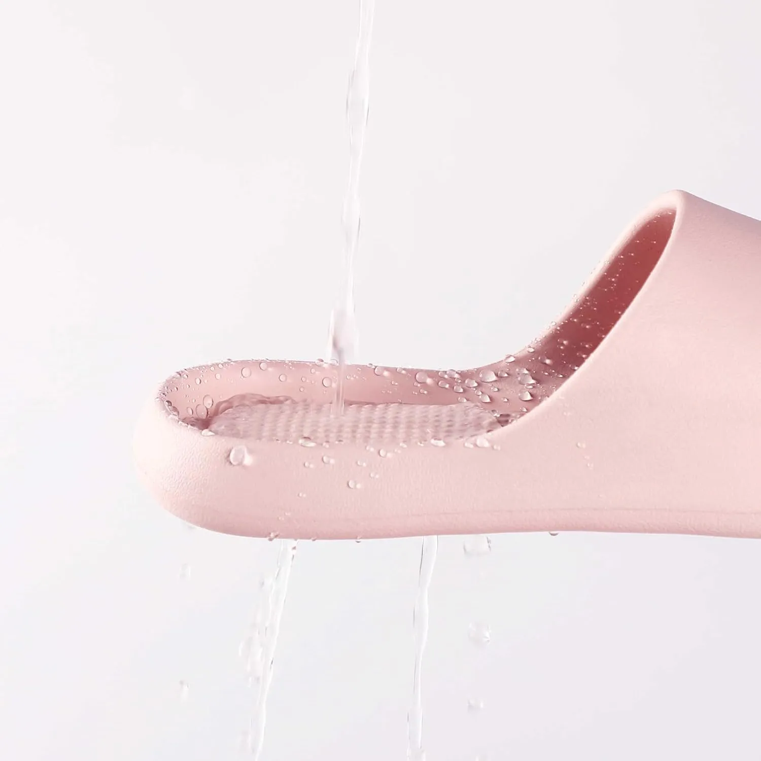 Shower Shoes for Women and Men Massage Slide Sandals Soft Cushioned Anti-Slip Pool Slides Comfort Arch Support Quick Drying Shower Shoes with Drain Holes Bathroom Slides Slippers