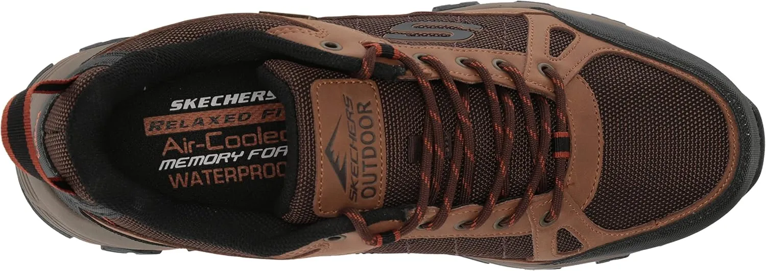 Skechers Men's Selmen Cormack Waterproof Low Profile Water Proof Lace Up with Cap Toe