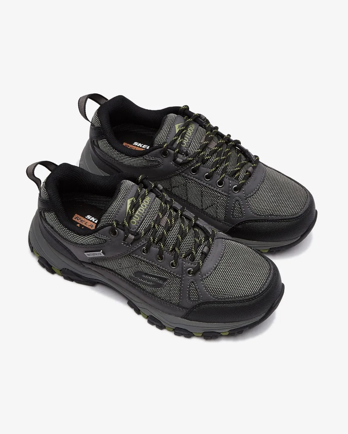 Skechers Men's Selmen Cormack Waterproof Low Profile Water Proof Lace Up with Cap Toe
