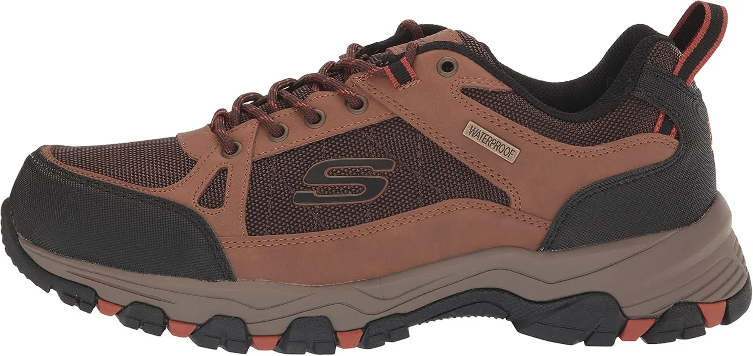 Skechers Men's Selmen Cormack Waterproof Low Profile Water Proof Lace Up with Cap Toe
