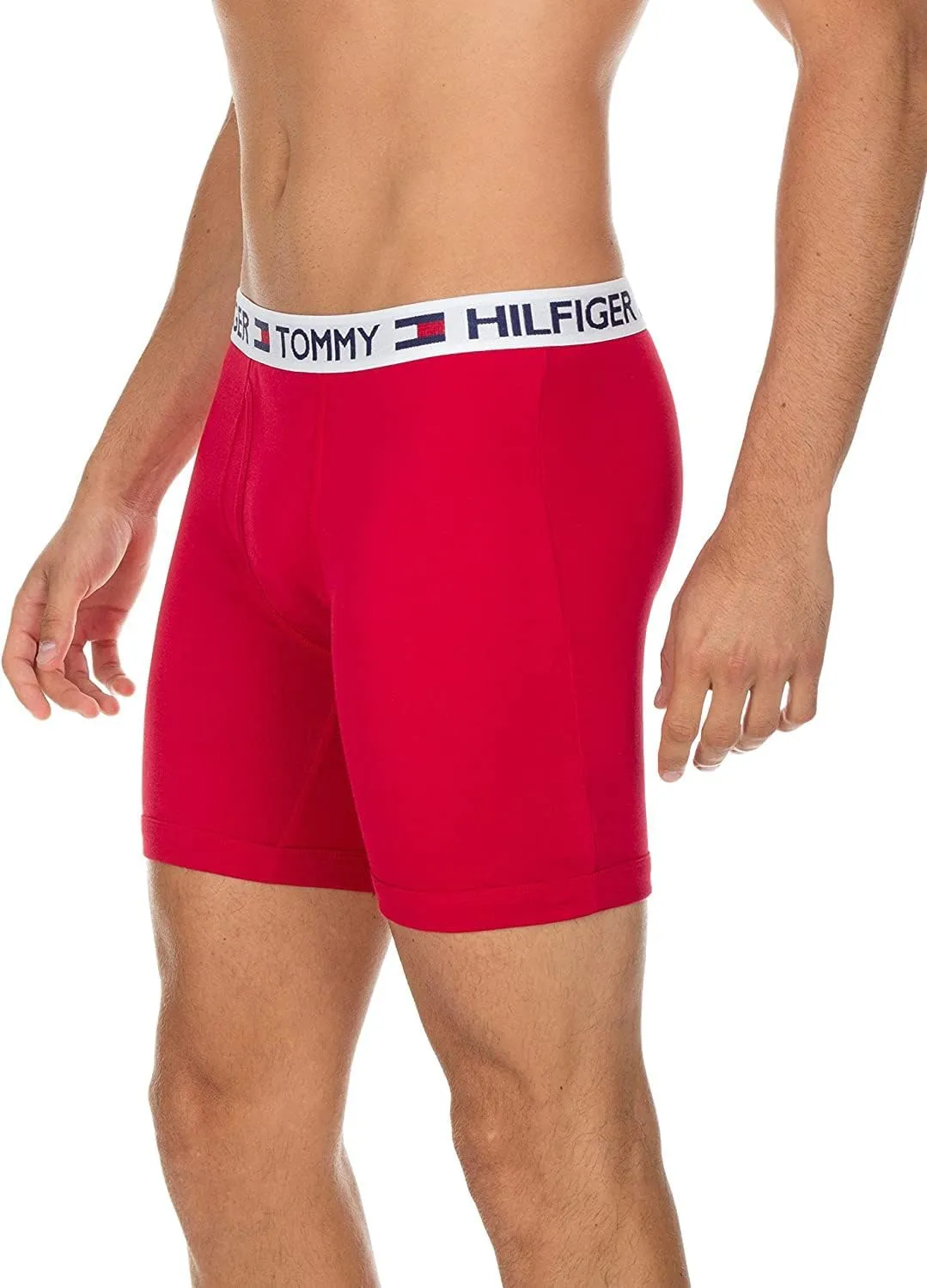 Tommy Hilfiger Men's Underwear Cotton Classics 4-Pack Boxer Brief-Amazon Exclusive