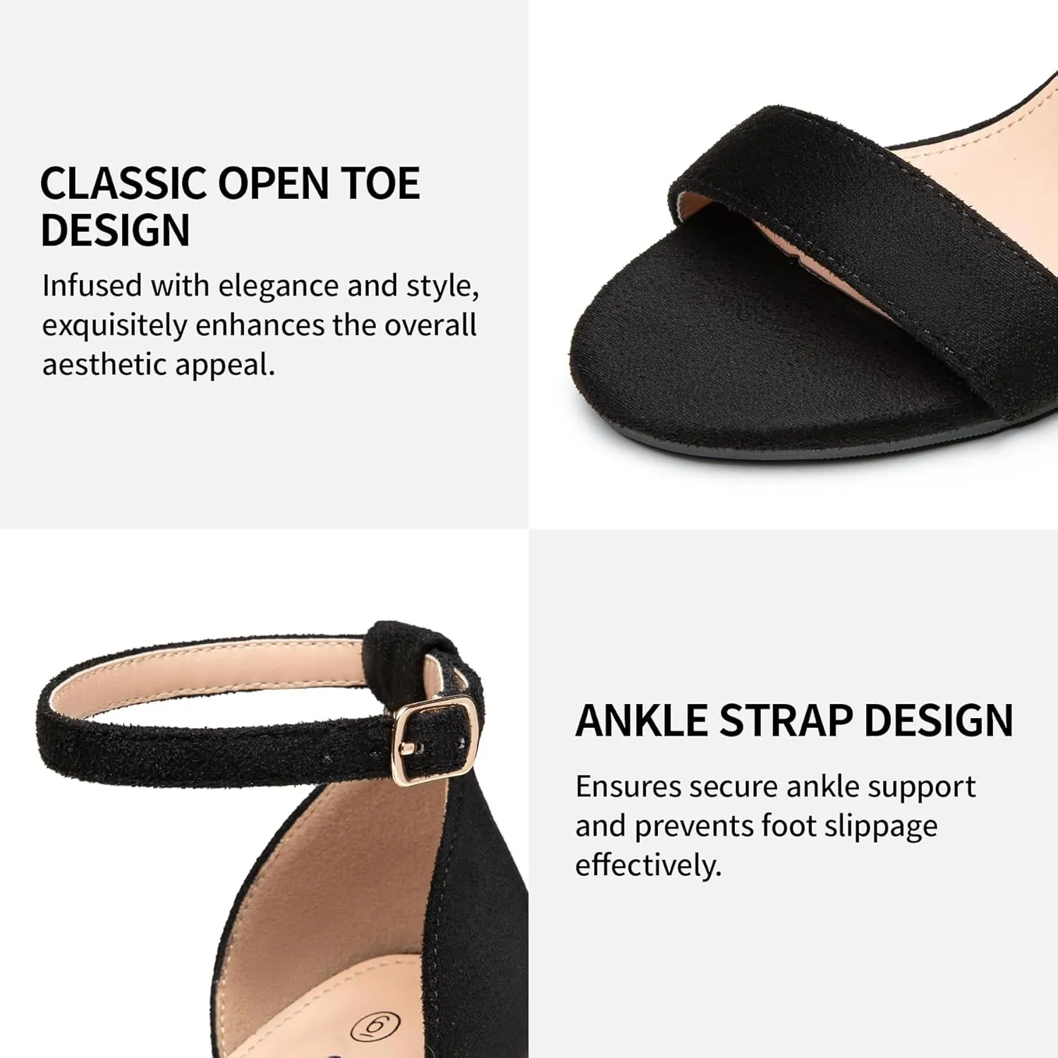 Trary Wedding Shoes for Bride, Heels for Women, Rubber Sole and Insole Provide Excellent Cushion