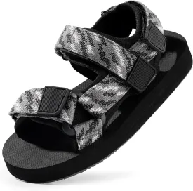 Unisex-Child Big Kids Sandals Adjustable Straps Slip on Athletic Sandals Outdoor Casual Shoes