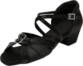VESNIBA Women's Outdoor Rubber Sole 3.5cm Low Heel Soft Bottom Latin Dance Shoes Style Sandals Women