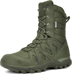 XPETI DUTY Men's X-FORCE 8'' Leather Military Boots Waterproof Tactical Boots