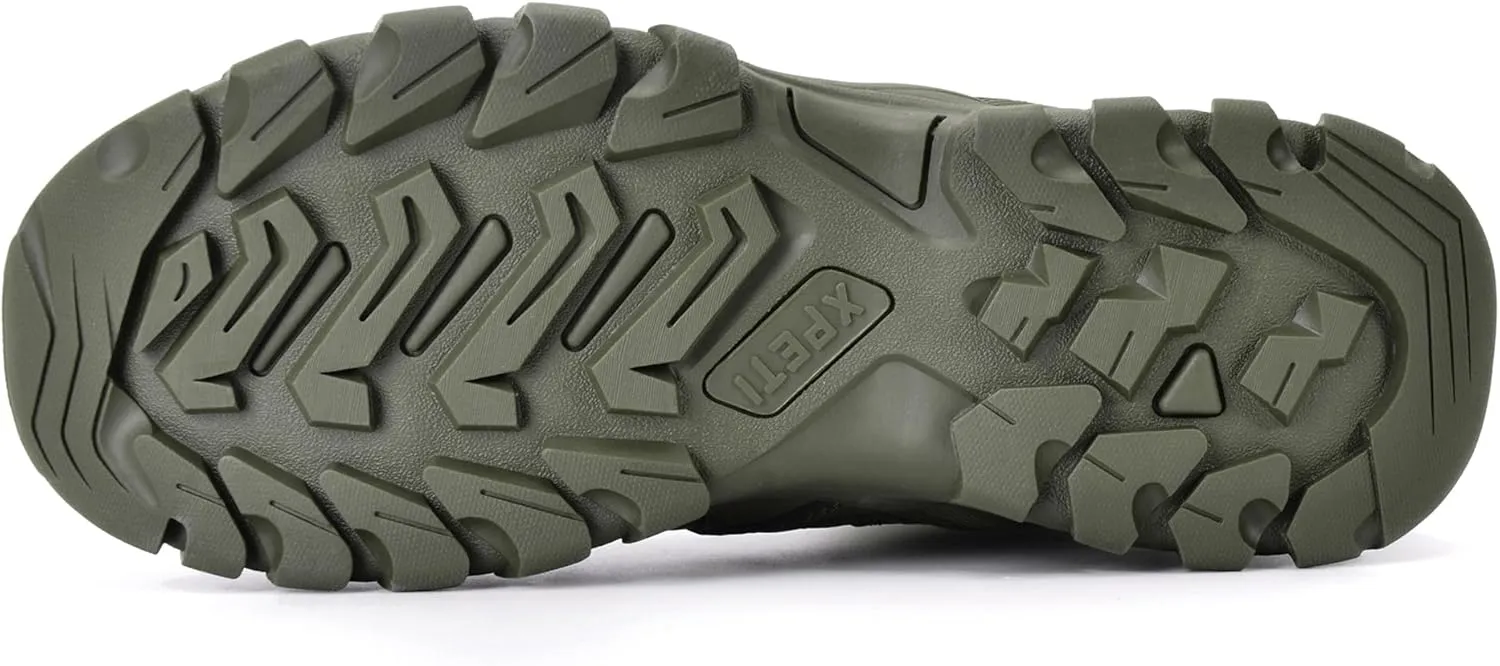 XPETI DUTY Men's X-FORCE 8'' Leather Military Boots Waterproof Tactical Boots