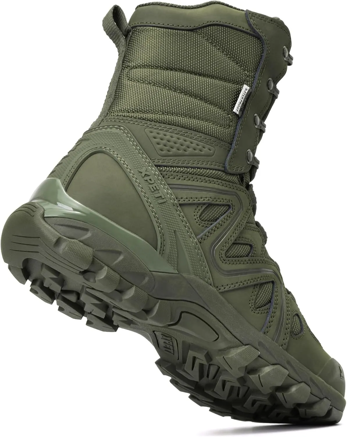 XPETI DUTY Men's X-FORCE 8'' Leather Military Boots Waterproof Tactical Boots